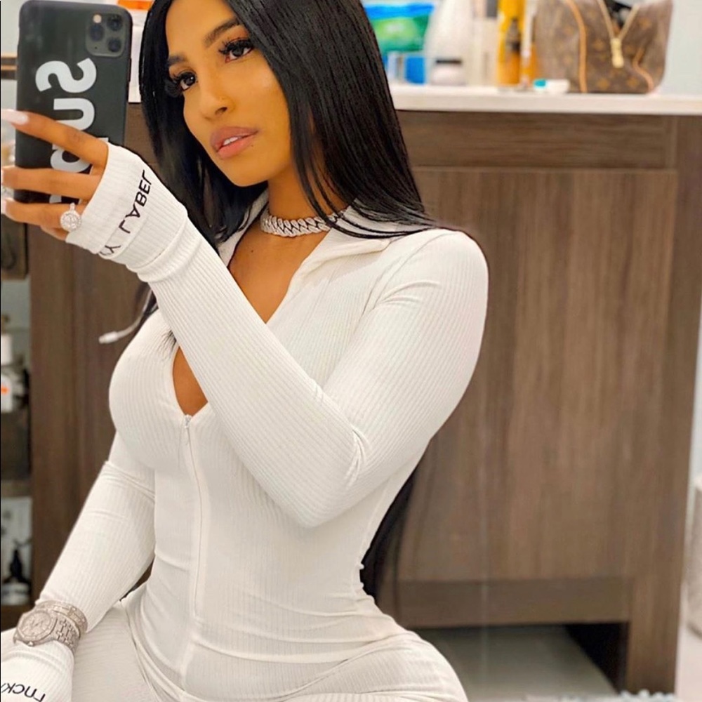 White “Look 5” Frombritt Jumpsuit |Small ( SOLD)